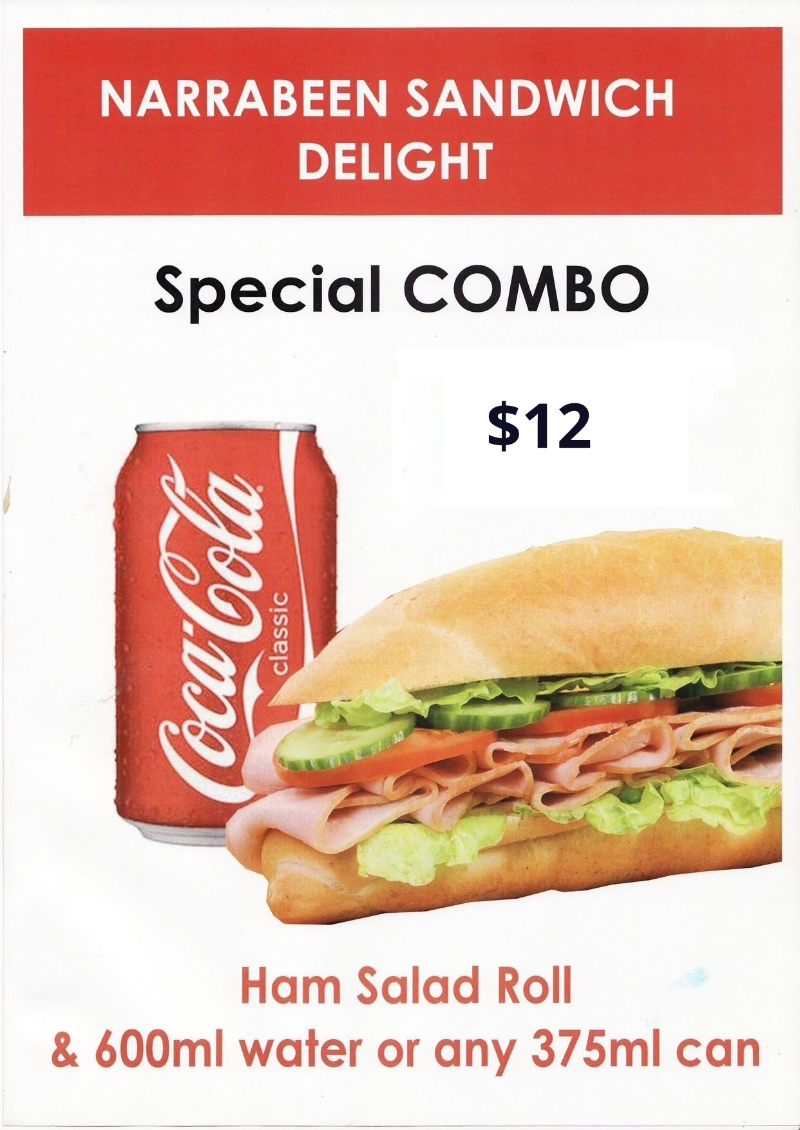 Today's specials sign